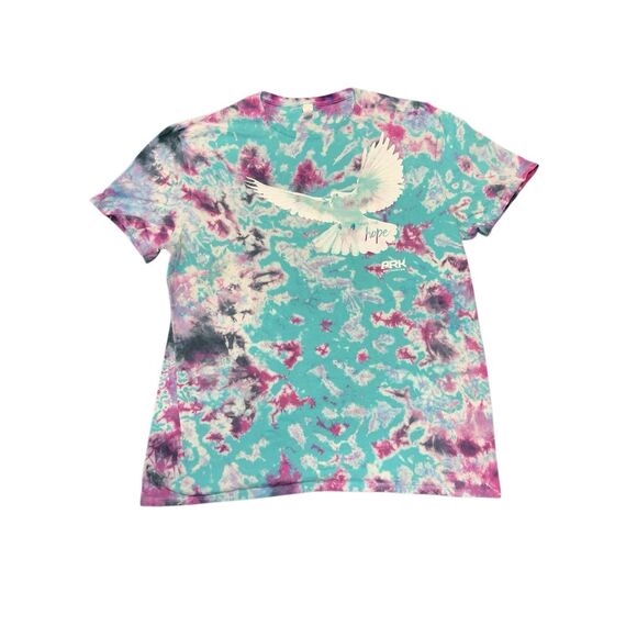 Never Lose Hope Dove Religious Tie-Dye Tee - Picture 1 of 4